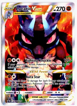 Lucario VSTAR SWSH291 Holo Promo Sword & Shield Promo Pokemon NM - Image 1