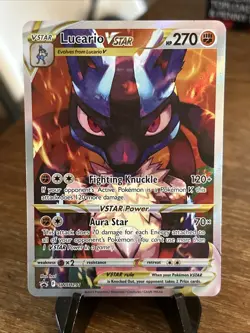 Lucario VSTAR SWSH291 Holo Promo Sword & Shield Promo Pokemon Holo Near Mint - Image 1
