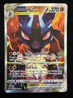 Lucario VSTAR SWSH291 Holo Promo Sword & Shield Promo Pokemon Near Mint - Image 1