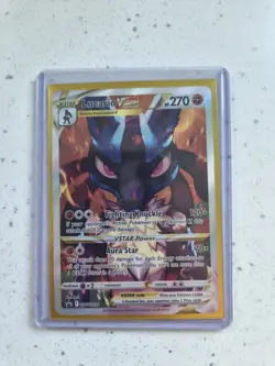 Pokemon Lucario VSTAR SWSH291 Full Art Holo Promo Sword & Shield Card - Image 1