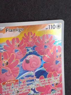 Flamigo 227/193 Paldea Evolved Illustration Rare Pokemon TCG NM/LP (Print Lines) - Image 2