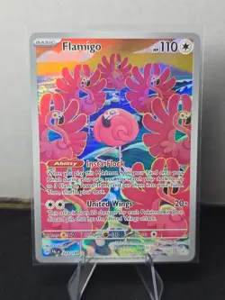 Pokemon TCG - Flamigo 227/193 - Paldea Evolved - Illus Rare - NM - Image 1