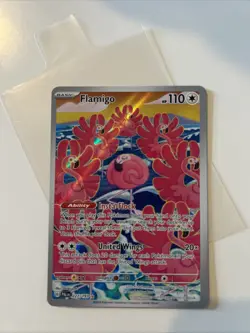 Pokemon TCG Flamigo Paldea Evolved Holo Card 227/193 Illustration Rare NM - Image 1