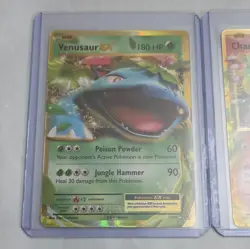 Pokemon TCG Evolutions 3-Card EX Holo Lot: Venusaur/Charizard/Blastoise 2016 - Image 2