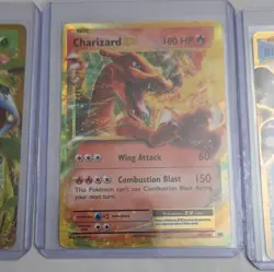 Pokemon TCG Evolutions 3-Card EX Holo Lot: Venusaur/Charizard/Blastoise 2016 - Image 4