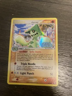 Cacturne 15/100 Delta EX Crystal Guardians Holo Stamped Rare Pokemon Card - Image 1