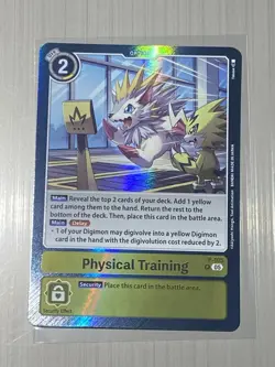 Physical Training P-105 AD-01 Advanced Generations Reprint Digimon Card Game - Image 1