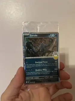 Zarude Pitch Black GameStop promo card 2026 sealed - Image 3