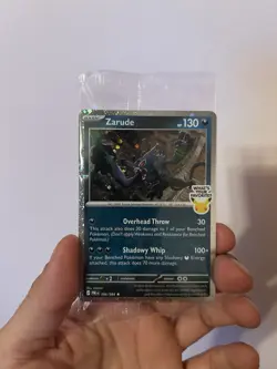 Zarude Pitch Black GameStop promo card 2026 sealed - Image 4