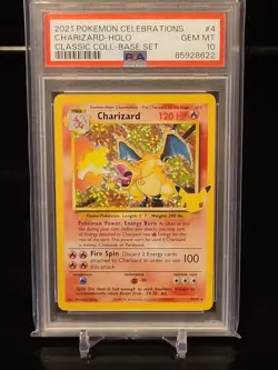 PSA 10‼CHARIZARD 4/102 BLASTOISE 2/102 VENUSAUR 15/102 CELEBRATIONS POKEMON - Image 2