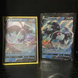 Pokemon TCG Lumineon V Holo Promo 2-Card Lot SWSH250 & 040/172 - Image 1