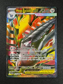 Pokemon TCG Mega Excadrill ex 103/084 Ultra Rare ME05: Pitch Black English - Image 1