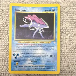 Pokemon TCG Suicune 27/64 Neo Revelation Regular Rare 60 HP Unlimited Kimura - Image 1