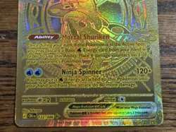 Pokemon Me40: Chaos Rising # 122/86 Gold MEGA GRENINJA EX *read* - Image 3