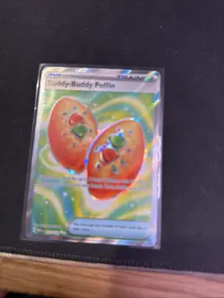 BUDDY BUDDY POFFIN 167/132 2025 Pokemon Mega Evolution Illustration Rare - Image 1