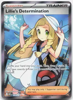 Pokemon TCG Lillie's Determination 169/132 ME01: Mega Evolution 2025 NM - Image 1