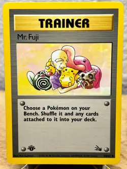 Fossil Mr. Fuji 58/62 Uncommon Pokemon 1st Edition NM/LP - Image 1
