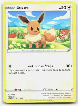 Eevee 013/015 Promo McDonald's Promos 2024 Pokemon Lightly Played - Image 1