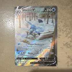 The Pokemon Company Glaceon V 175/203 Full Art Holo Ultra Rare Evolving Skies - Image 1