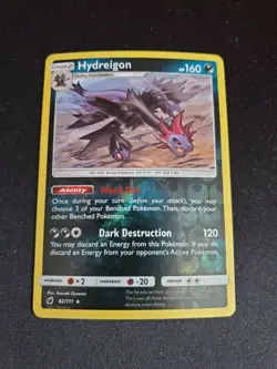 Hydreigon - 2017 Pokemon Crimson Invasion Reverse Holo #62/111 - NM/MT - Image 1