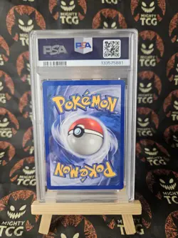 1999 Pokemon TCG 1st Edition Hitmonlee Holo PSA 8 Fossil 7/62 - Image 2