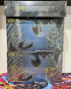 3 x Pokemon Mega Charizard X ex Ultra Premium Collection UPC Sealed - Image 1
