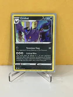 Pokemon 2022 CROBAT 105/195 Holo Rare Silver Tempest 💥🔥🤤 ships same day✈ - Image 1