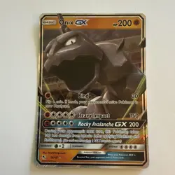 Onix GX - 36/68 - Hidden Fates - Pokemon - GX Rare - Holo NM - Image 1