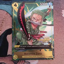 Roronoa Zoro P-042 - Championship Series CS 2024 Event Pack Stamped One Piece - Image 1