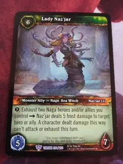 WOW TCG - Epic - Lady Naz'jar - LP - Image 1