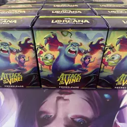 (1x) LORCANA ATTACK OF THE VINE SET - NEW FACTORY SEALED PRERELEASE KIT - Image 1