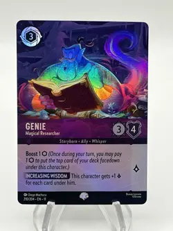 Genie - Magical Researcher (Epic) 210/204 Winterspell Holo - Image 1