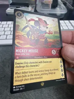 Mickey Mouse - Brave Little Tailor 115/204 The First Chapter Cold Foil - Image 3