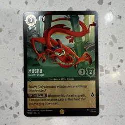 Mushu - Stealthy Dragon 97/204 Attack the Vine! Legendary Foil - Image 1