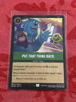 FOIL Lorcana Attack of the Vine! - Put That Thing Back - 103/204 FOIL - Image 1