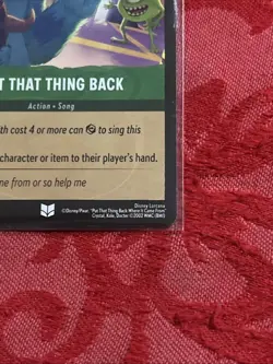 FOIL Lorcana Attack of the Vine! - Put That Thing Back - 103/204 FOIL - Image 5