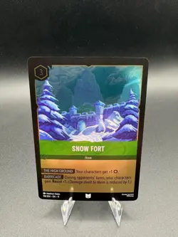 Snow Fort 98/204 Uncommon Foil Lorcana Winterspell - Image 1
