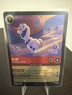 Olaf - Snowman of Action 122/204 Winterspell Cold Foil - Image 1