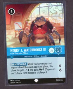 Henry J. Waternoose III-Chief Executive Officer 220/204 Epic Attack of the Vine! - Image 1