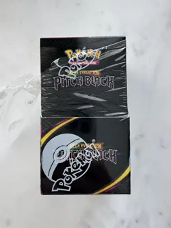 Pokemon TCG Mega Evolution Pitch Black Half Booster Box 18 Packs *Ripped Seal* - Image 1