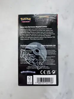Pokemon TCG Mega Evolution Pitch Black Half Booster Box 18 Packs *Ripped Seal* - Image 4