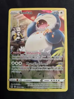 Snorlax TG10/TG30 Swsh11: Lost Origin Trainer Gallery Holo - Image 1