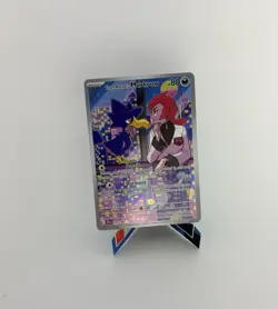 Team Rocket's Murkrow 200/182 Illustration Rare Shrouded Fable Pokemon Card - Image 1