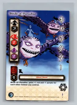 Birds of Paradise #2 InuYasha TCG Jaki 1st Edition Trading Card Game CCG First - Image 1