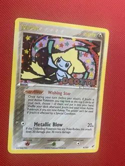 Jirachi 9/107 Deoxys Reverse Holo Stamp Pokemon Card TCG - Image 4
