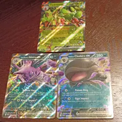 Pokemon TCG ex 3-Card Holo Lot: Hydrapple/Nidoking/Clodsire 011/119/094 - Image 1