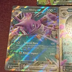 Pokemon TCG ex 3-Card Holo Lot: Hydrapple/Nidoking/Clodsire 011/119/094 - Image 2