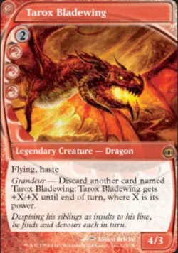 Tarox Bladewing ~ Lightly Played Future Sight MTG Magic UltimateMTG Red Card - Image 1