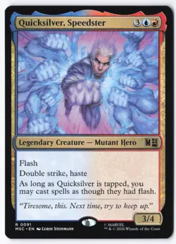 Quicksilver, Speedster 91 Commander: Marvel Super Heroes - Image 1