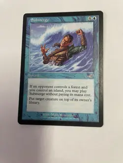Magic the Gathering - MTG Nemesis - Submerge - HP - Image 1